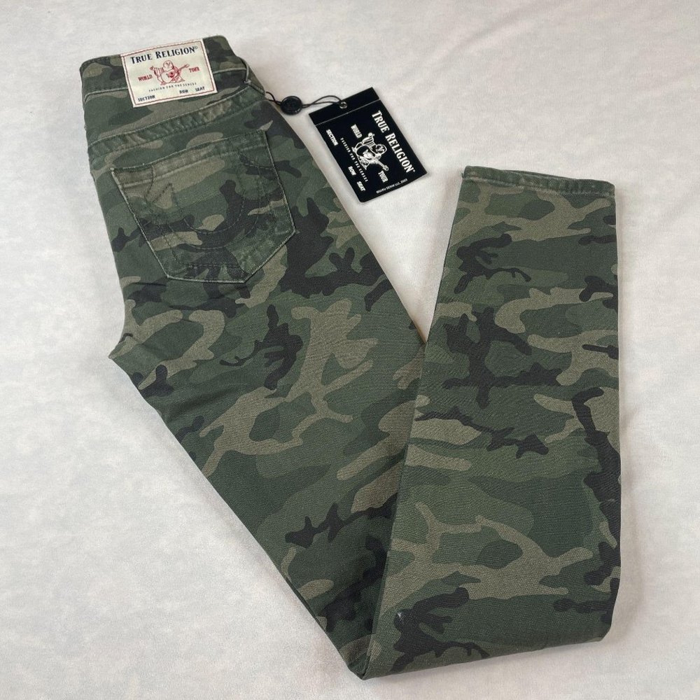 True Religion Women's Halle Camo Skinny Jeans - Picture 5 of 15